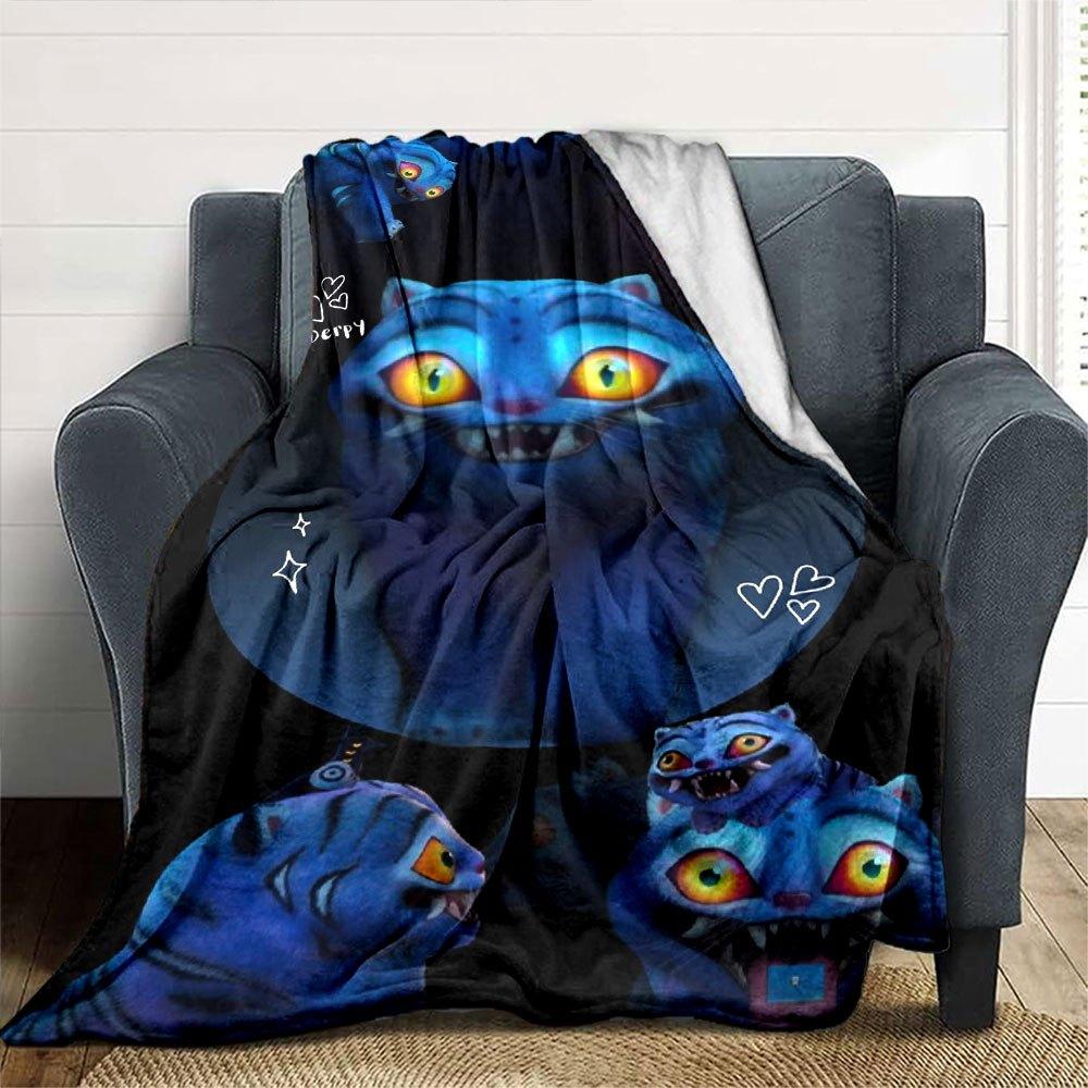 1pc Hunter X Kopo group - Themed Flannel Blanket - Suitable for Bed, Home Decor, Graduation Gifts, Easter, Back to School, ChristmasA69