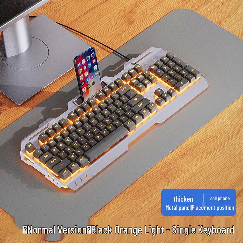 Wired Gaming Keyboard, Mouse & Headset Set - E-sports Mechanical Desktop Peripherals