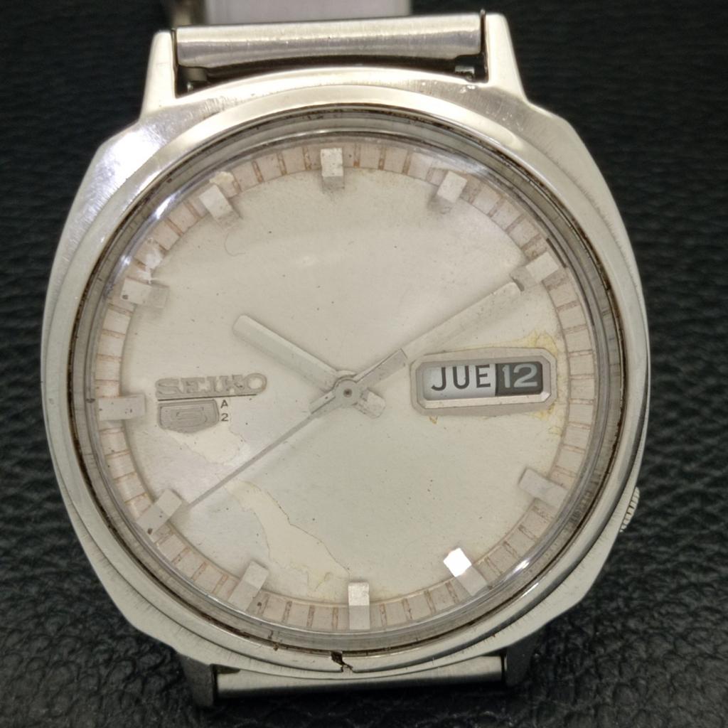 USED VINTAGE SEIKO 5 AUTOMATIC 6119C JAPAN MENS ORIGINAL DIAL WATCH A433936-2