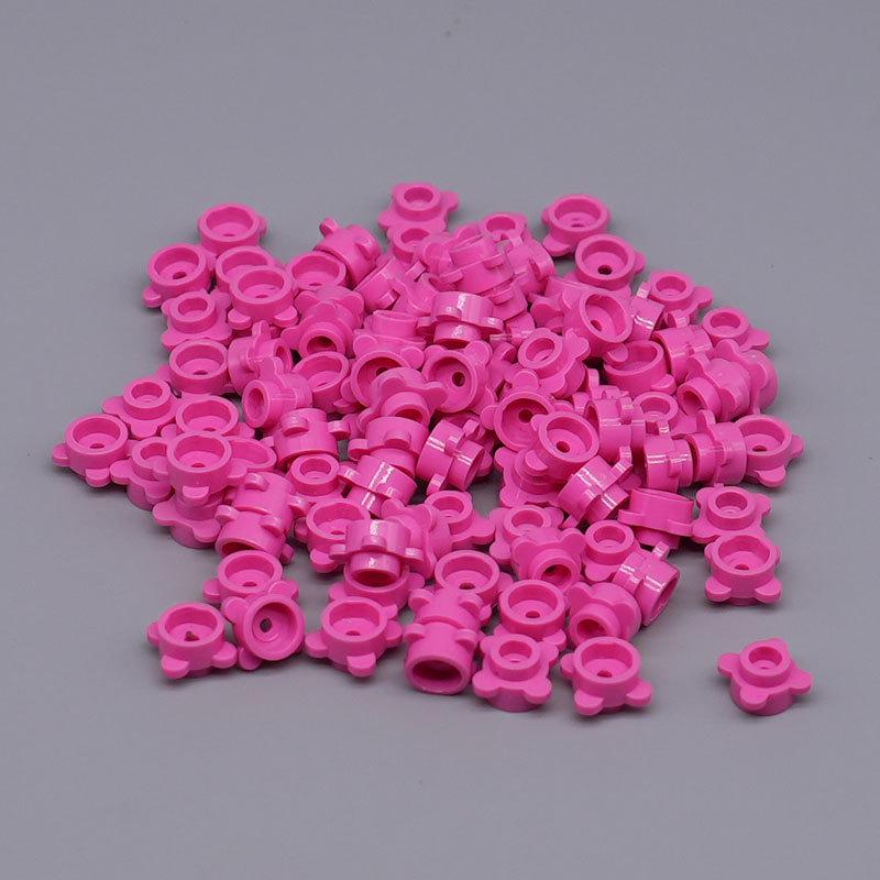 Compatible 33291 Four Petal Flower Building Blocks for Handmade MOC Decoration