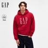 GAP Unisex Logo Embroidered Fleece Hoodie