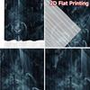 2D FLAT PRINTING 2pcs Curtains (Without Rod) and Wolves Twilight Light Filtering Chic Curtains Versatile Fabric Curtains Easter