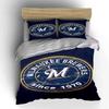 "Milwaukee Brewers Logo Bedding Design" Print Bedding Set Duvet Cover Pillowcases (1* Duvet Cover 2* Pillowcases Do Not Include Comforter)