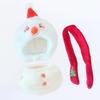 Niannyyhouse Cotton Doll Clothes - 20cm Doll Clothes - Hat + Jacket + Scarf - 3-Piece Set - Christmas Outfit - Dress Up - Christmas Snowman Outfit -