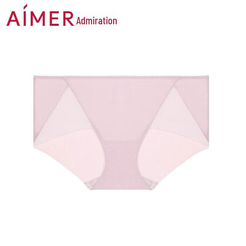 Aimer Women's Seamless Mesh Mid-Waist Briefs