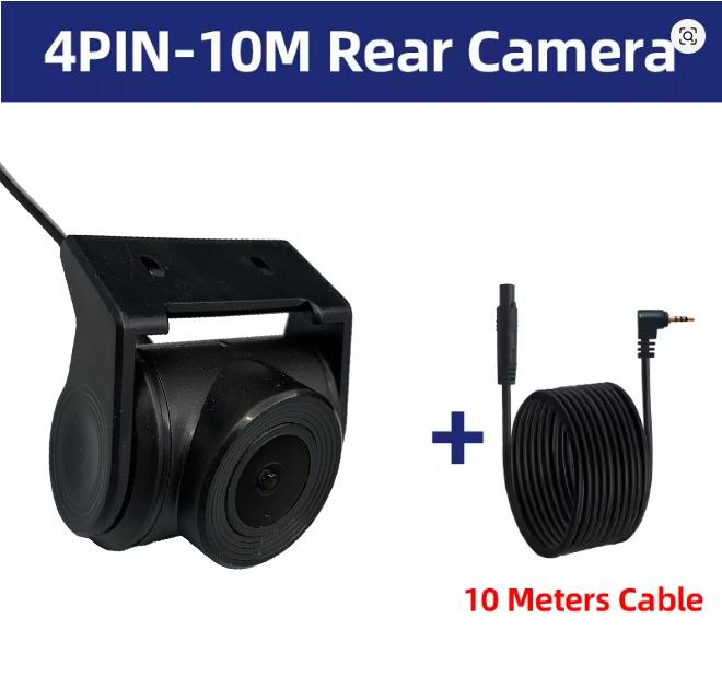 Wide-angle HD Car Rearview Camera 4 Holes 1080P Reversing Video Car Camera Reversing Camera Night Vision Parking Camera