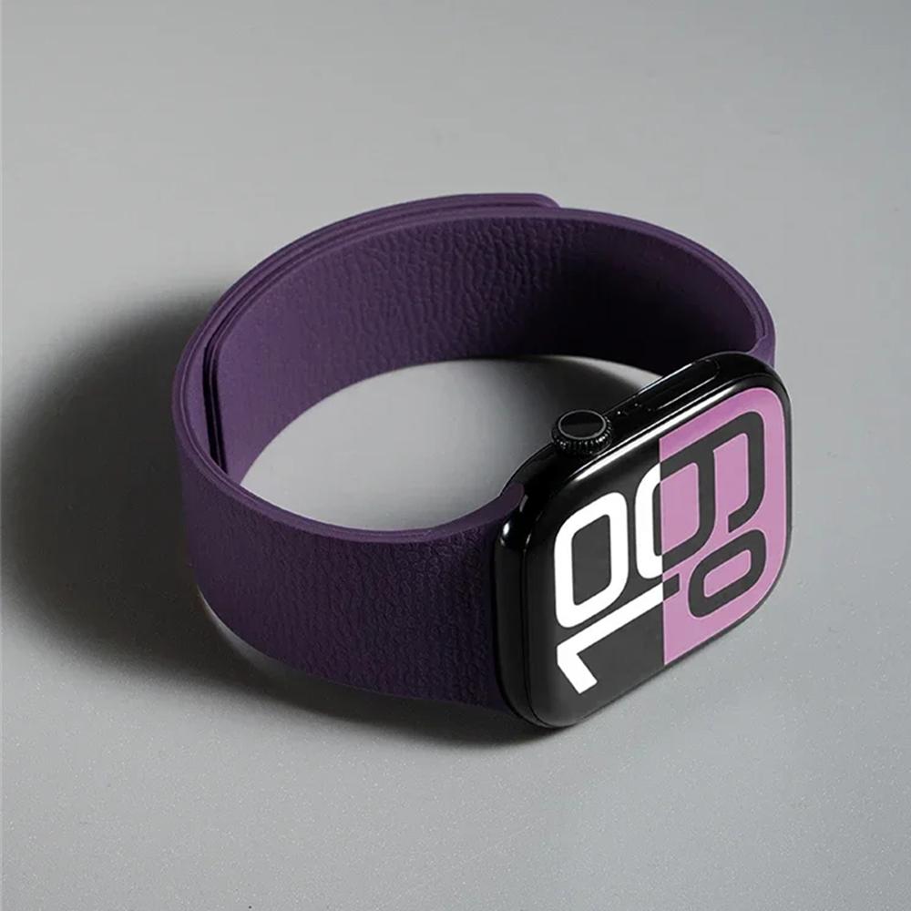 Luxury Magnetic Band For Apple Watch Strap S11 S10 49mm 44mm 45mm 46mm 42mm 40mm Silicone Bracelet iWatch Ultra 3 2 Series 10 9 8 SE