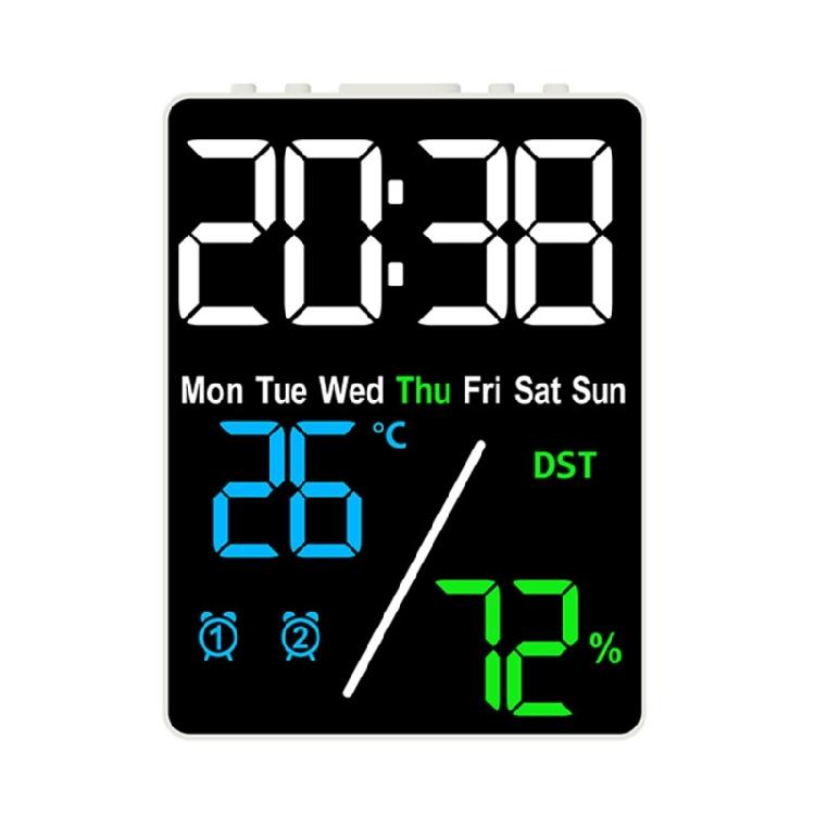 Stylish Home Decorations Weather Stations Temperature Display Alarm Clock with Backlights Home Temperature Trackings