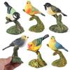 Lovebird & Finch Car Dashboard Animal Model Toy Ornament