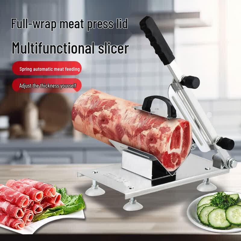 Stainless Steel Manual Frozen Meat Slicer