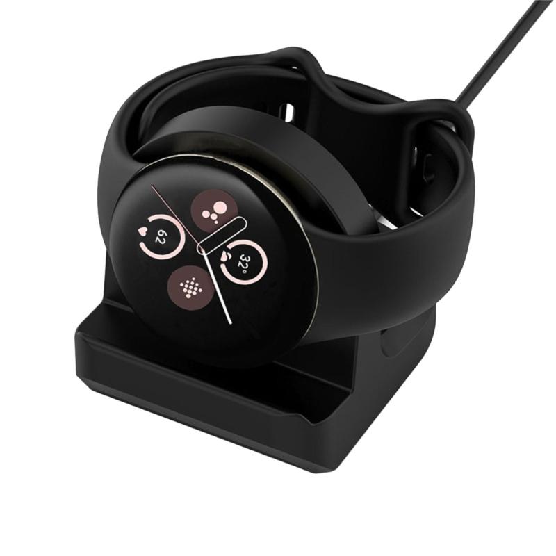 Suitable for Pixel Watch 2 Smartwatch Charging Cable Silicone Bracket Station HandsfFree Cable Charger Dock Stand Holder