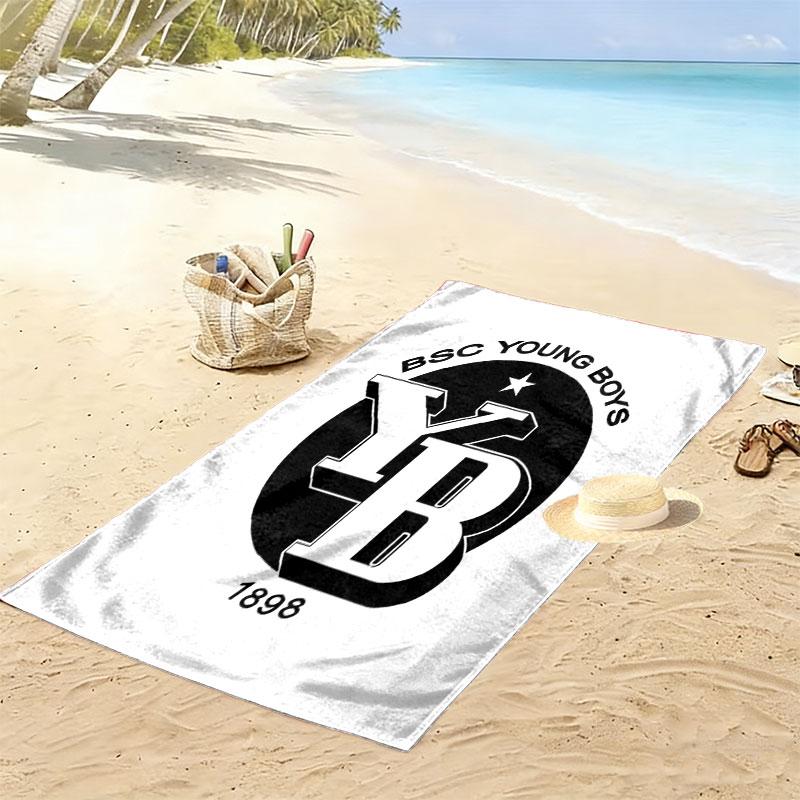 BSC Young Print Beach Towel, Large Soft Quick Dry Towel for Beach Camping Swimming