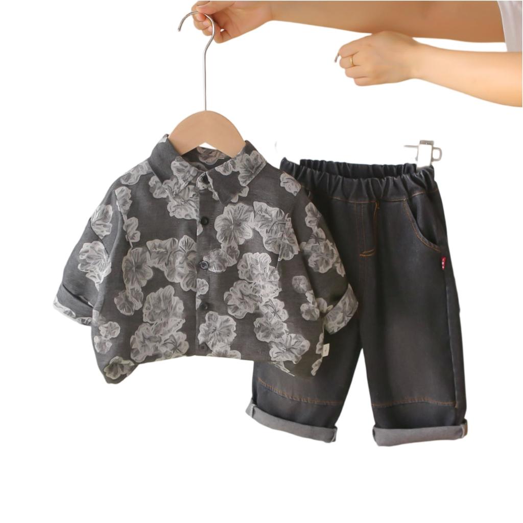 Παιδικό Καθημερινό Σετ Μακρυμάνικης Μπλούζας και Παντελονιού, Άνετα Καθημερινά Ρούχα