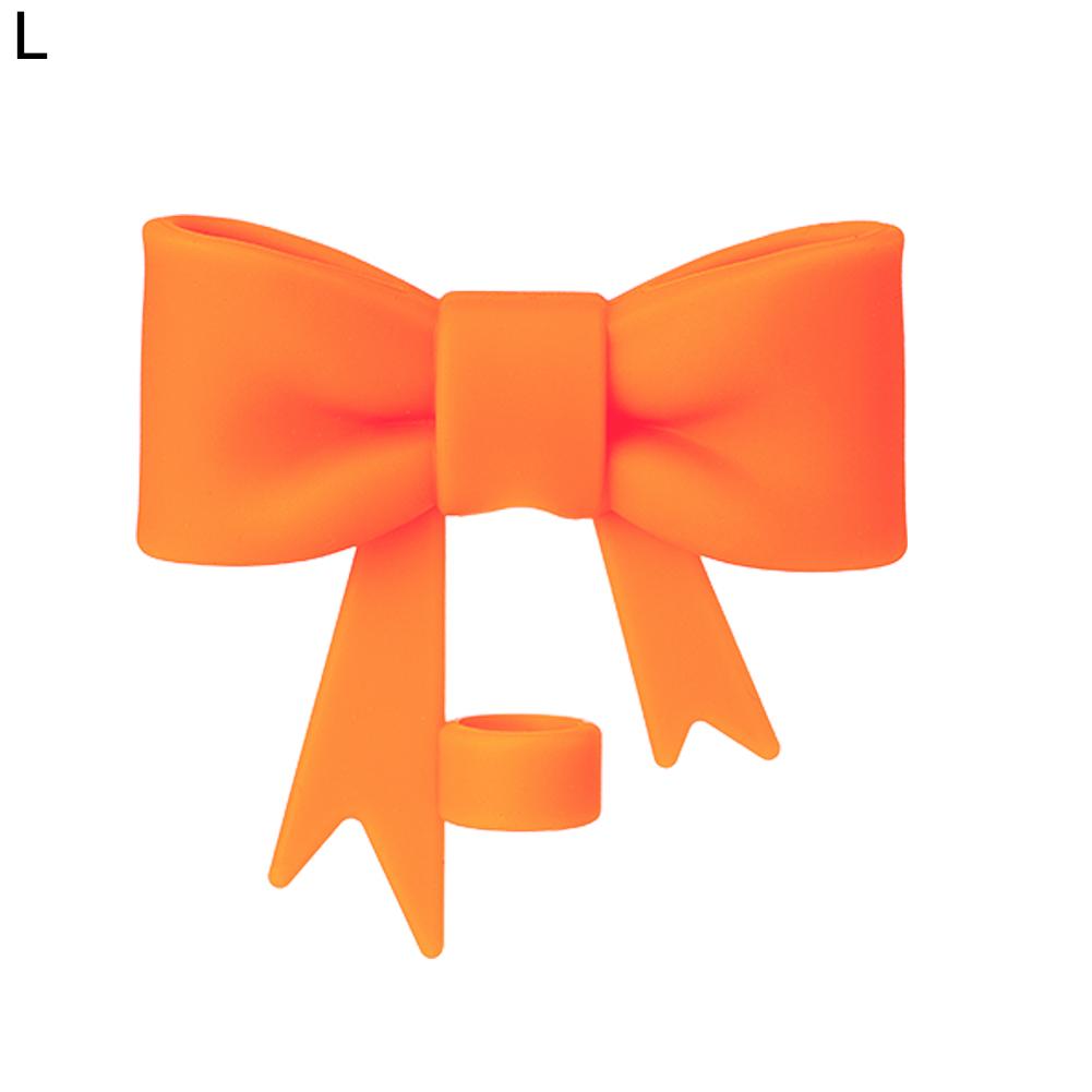 Lovely Bow Straw Covers Cap Toppers For Stanley 30&40 OZ Tumbler Cup Reusable Cute Silicone Straw Tips Lids Protect Covers New