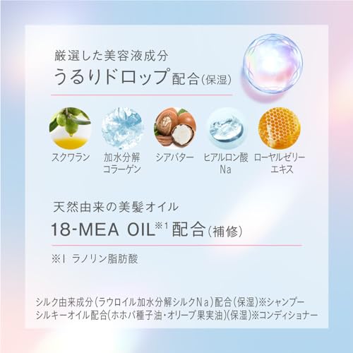 Essential Premium Moisture Barrier Shampoo Silky & Smooth Pump Set 900ml
