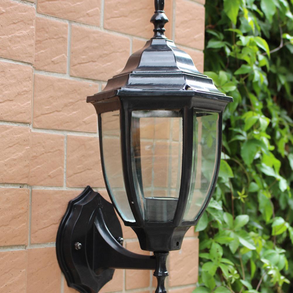 1Pcs Outdoor Waterproof Wall Lamp Vintage Hexagonal LED Wall Light for Yard Corridor Porch Garden Exterior
