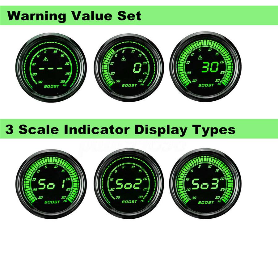 

Turbocharged meter PSI-ten colors 52mm