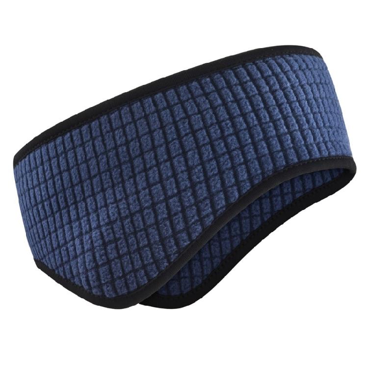 

Thermal Outdoor Headbands For Running Cycling Quick Dry Fabric Moisture Wicking Athletic Winter Ear Covers Muffs Warmer темно-синий
