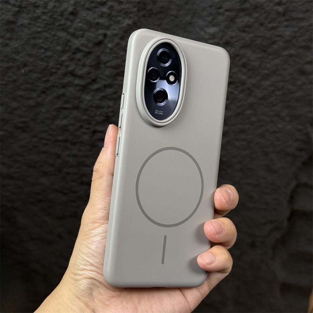 For Honor200 Pro 200 Lite Case Simple and soft magnetic PC skin-friendly drop-proof Cover For For Honor 200 Lite 200 Pro Funda