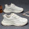 Men White Sneakers Summer New Breathable Mesh Non Slip Sports Running Shoes Lightweight Comfortable Lace Up Outdoor Casual Shoes