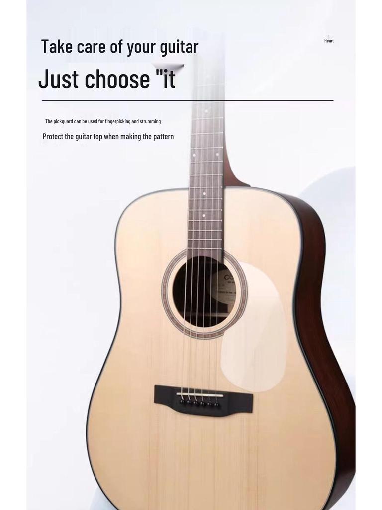 Saug-Gitarren-Schlagbrett 41" Dekorative Kratzfeste Aufkleberplatte