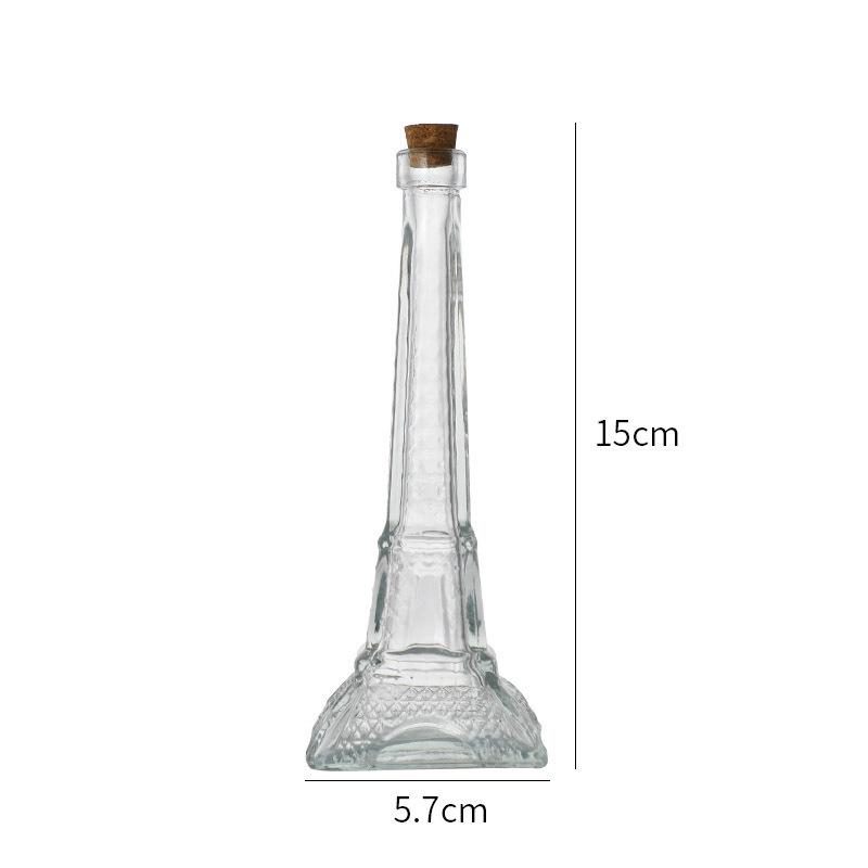 DIY Cork Star Wishing Drift Bottle - Clear Glass Ocean Lucky Star Bottle