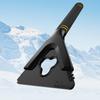 Car Windshield Snow Scraper Ergonomic Handle Non Slip Scraper Clearing Snow Multifunctional Defrost Ice Tool Winter Small S M1K3