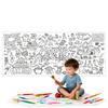 Handmade Children's Drawing Tablecloth Cartoon DIY Party Tablecloth  Halloween Decorations