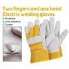 Work Gloves Cow Leather High-temperature Resistance  Welding Safety Protection Motorcycle Driver Wear-resistant Gloves