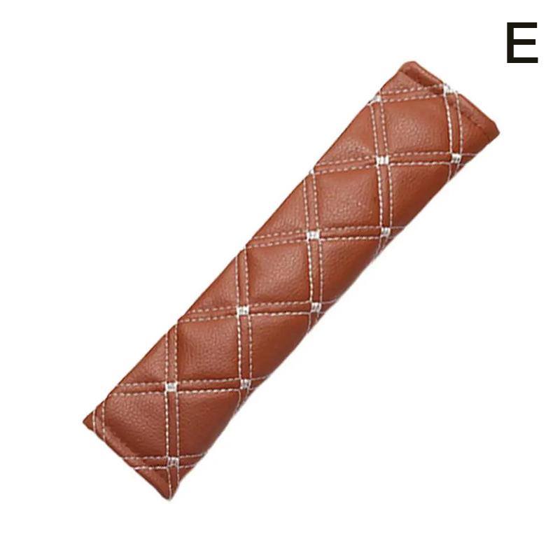 Bilsetebeltdeksel PU-lær Sikkerhetsbelte Skulderdeksel Pustende Beskyttelsespute Auto Interiørdekor Tilbehør