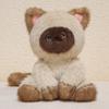 24Cm Cartoon Cute Cat Plush Doll Realistic Siamese Cat Ragdoll Orange Black White Cat Plush Toy Home Decor Accompany Gift