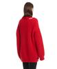 Trunk Project Red Destroyed Knit Cardigan
