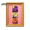 Durable Magnetic Decor Halloween Pumpkin Frame Refrigerator Magnet Vintage Ghost Fridge Decorations Whiteboard Decorative Magnet for Holiday