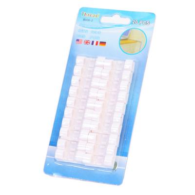 20 pièces/paquet Clips de Cordon Autocollants pour la Maison Boucle Fixe Organisateur de Fils