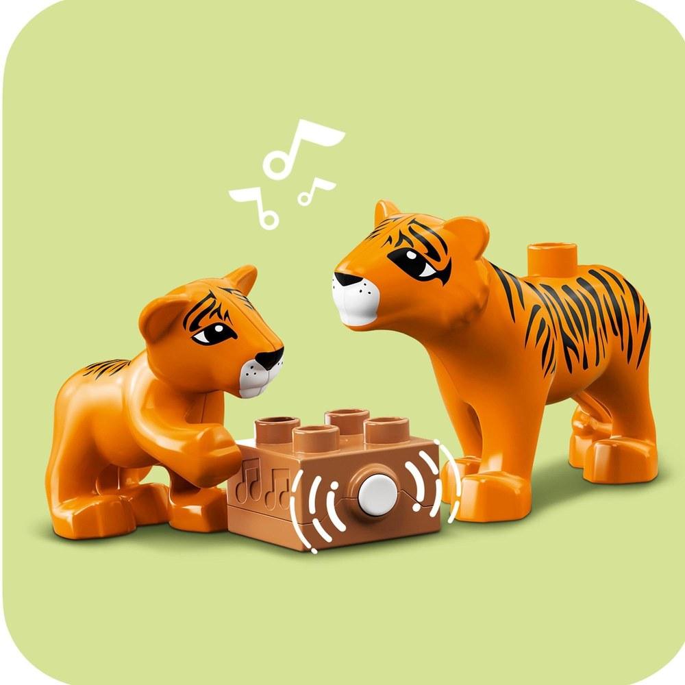 LEGO DUPLO Town Asian Animals Toy Block Set 10974 Animal Figures Gift for Toddlers and Babies Aged 2 and Up