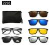 22XX Magnetic Clip-on Polarized Sunglasses for UV Protection and Driving