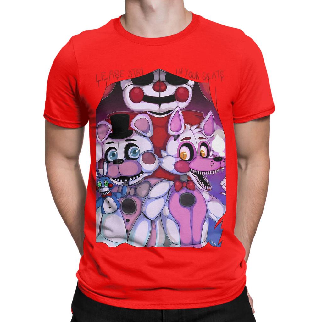 Fnaf Sister Location Funny Graphic 100 Cotton Tshirt Five Nights At Freddys Tops Tees For Unisex