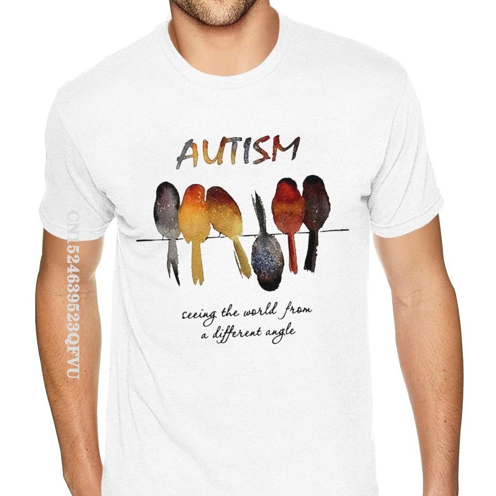 

Cheap Graphic Autism Awareness It s Okay To Be Different T-Shirt Men Personalized Gothic Style Anime Tshirt Blue Crew T-Shirts 5XL різнокольоровий