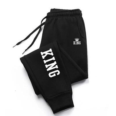Women Men Casual Printed Long Pants Outdoor Fashion Loose Fitness Jogging Sports Sweatpants Drawstring Fleece Pocket Sweatpants