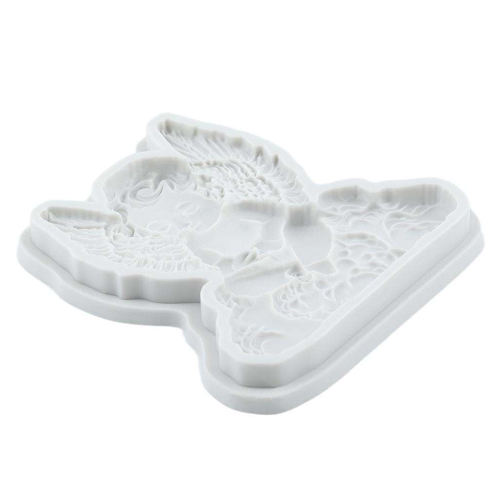 Angel Baby Silicone Molds Doll Fondant Mold Cake Decorating Tools Cupcake Topper Chocolate Candy Craft Gum Paste Polymer Clay