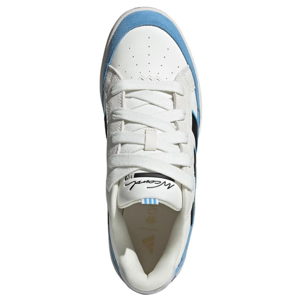 Adidas Wcard Adv Soft Comfortable Durable Low-Top Skate Shoes Unisex Skate Shoes White Blue JQ4532