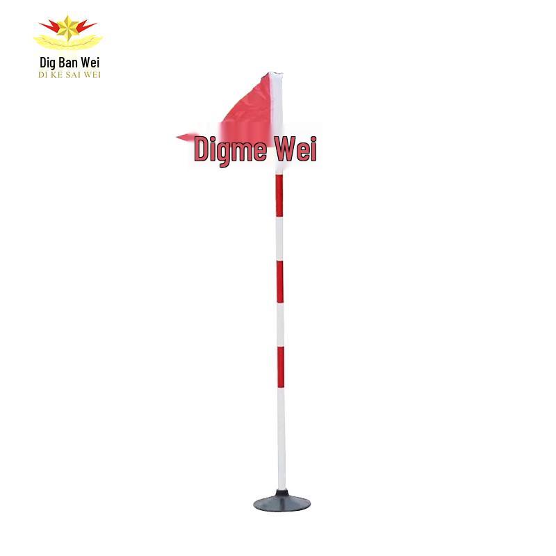Football Training Obstacle Pole with Cast Iron Base