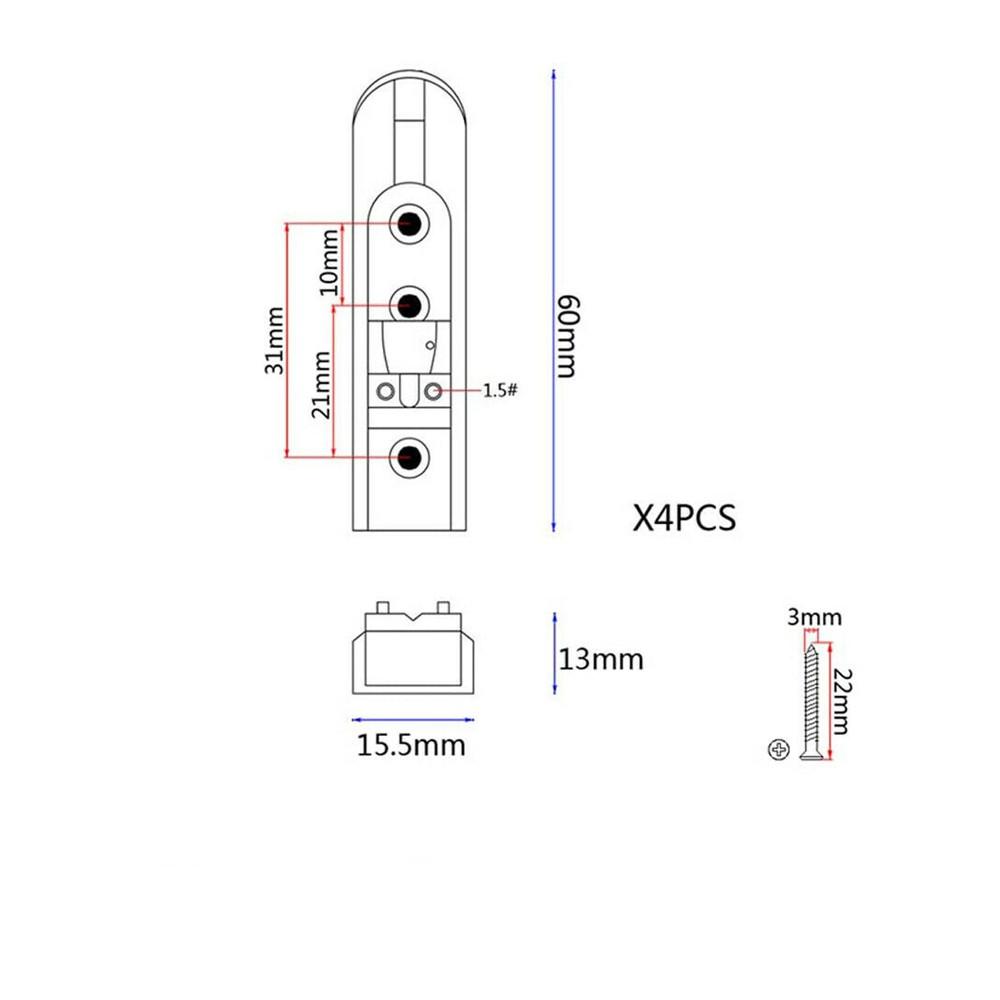 Bass Guitar Bridge Individual Bass Bridge Tailpiece Single String Bass Bridge For 4 String Bass Guitar Heavy Duty Saddles