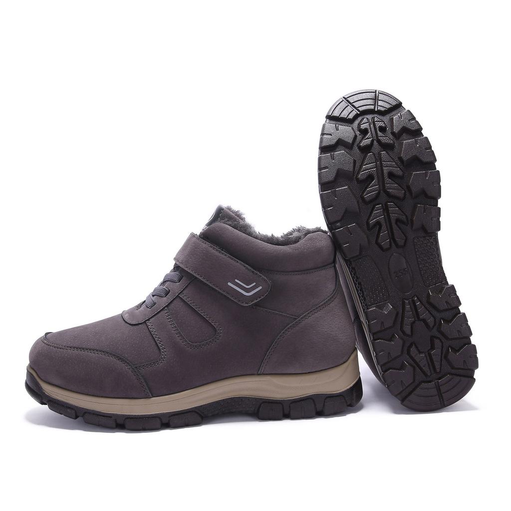 Mode Herrenstiefel Herren Winterschuhe Übergröße Warm Knöchel Botas Hombre Für Leder Winterstiefel Schuhe Herren Plüsch Winter Turnschuhe Herren 658