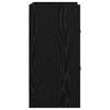 Nightstands 2 Pcs Black Oak 40 X 30 X 60 Cm Engineered Wood