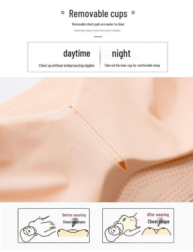 Plus Size Strapless Push-Up Anti-Slip Bra - Large Cup, Thin Style, Invisible Adhesive, Women's Bandeau.