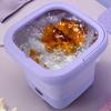 Foldable Portable Washing Machine Mini Underwear Blue Light Sterilization Clothes Washer