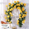 1.8m Hanging Flowers Rattan 10 Colors Fake Plants Leaves  Home Decoration