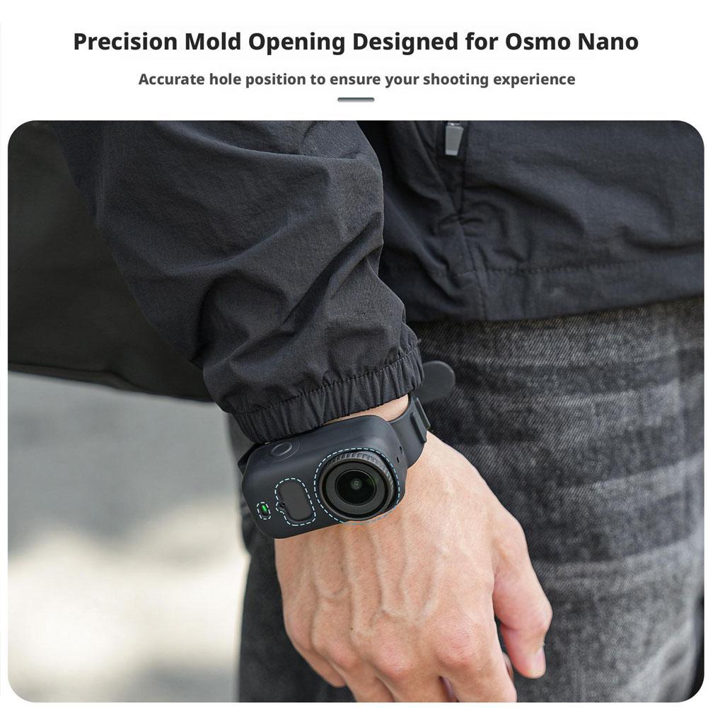 Multifunctional For DJI Osmo Nano Strap Expansion Silicone Strap Protective Case Sports Camera Wrist Bag Strap Accessories
