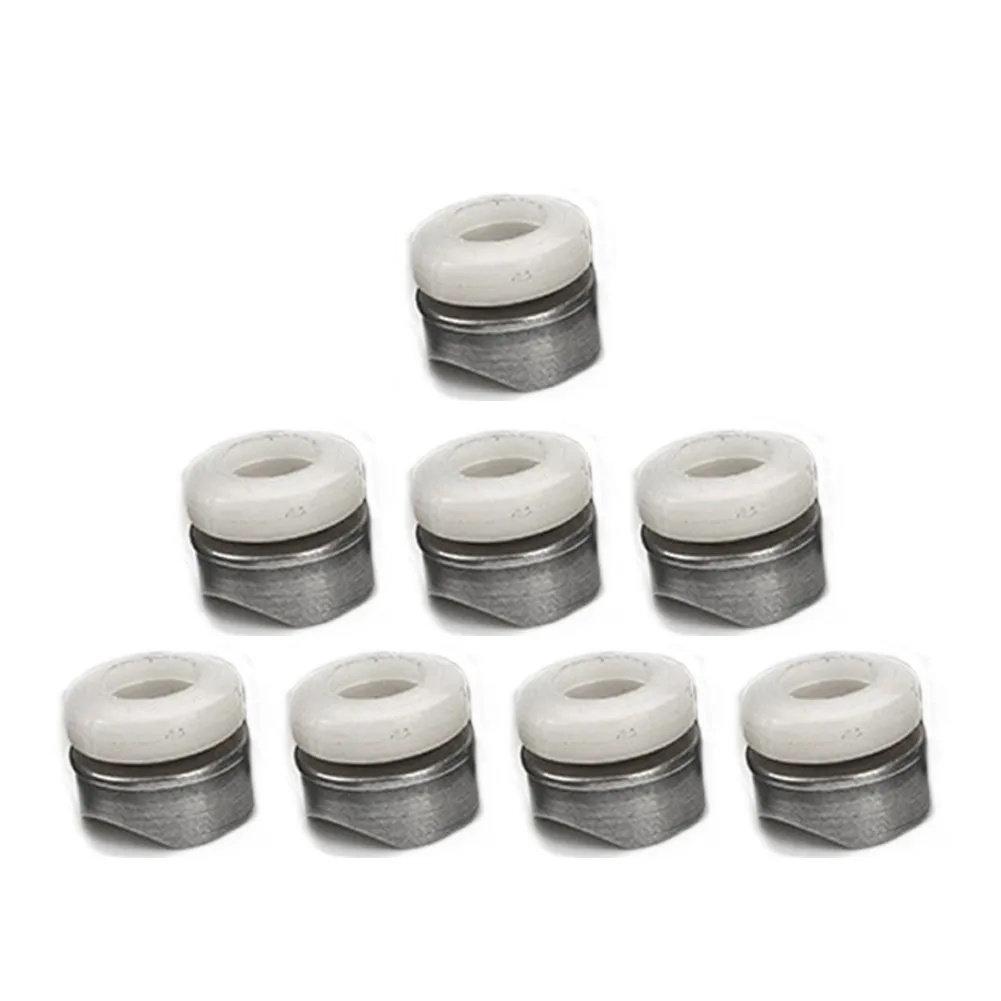 8 Stück Aluminium-Düsendichtungen für Airless-Spritmaschinen 15 mm 10 mm 8 mm Präzisionspassung Dichtungsteile für Sprühreparaturen
